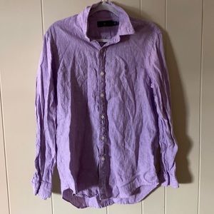 Vintage Polo Ralph Lauren Linen Button Down.Size M